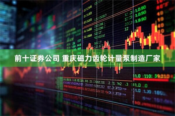 前十证券公司 重庆磁力齿轮计量泵制造厂家